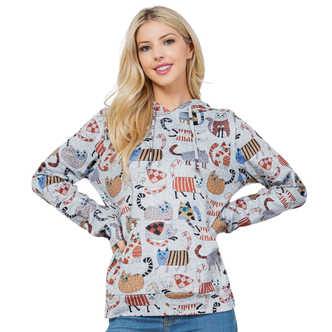 LA Soul: Comic Cat Hoodie