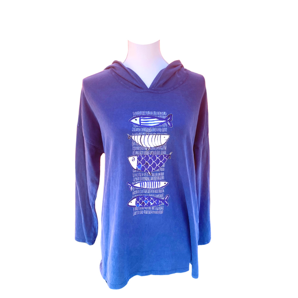 Inoah:  Keep Swimming Hoodie (T33OC-L)