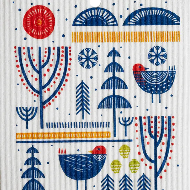 TALLA: Swedish Wash Towels featuring Feathered Friends (and other winged creatures)