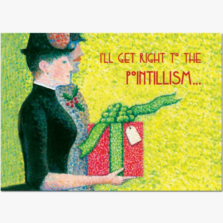Allport: Pointillism Holiday Card