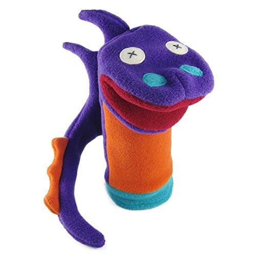 Cate & Levi: Hand Puppet, Dragon (fleece)