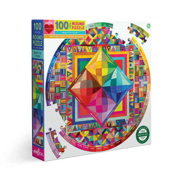 eeBoo Beauty of Color 100pc Puzzle