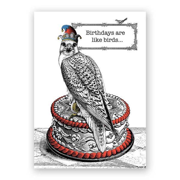 Mincing Mockingbird: Birthdays are like Birds card