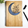 Bumble and Birch: Floral Moon Wood Journal
