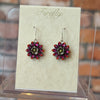 Firefly Mosaics: Open Petal Earrings from The Botanical Collection