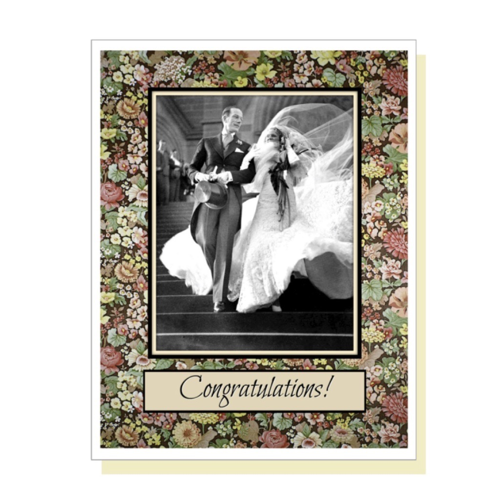 Umlaut Brooklyn: Floral Wedding Card