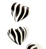 Swahili Imports: Zebra Mini Hearts