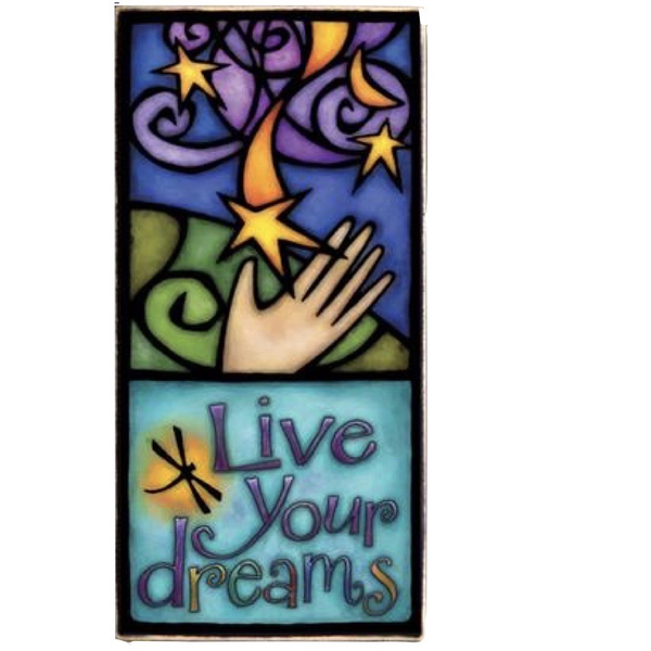 Macone: Live Your Dreams Wood Art