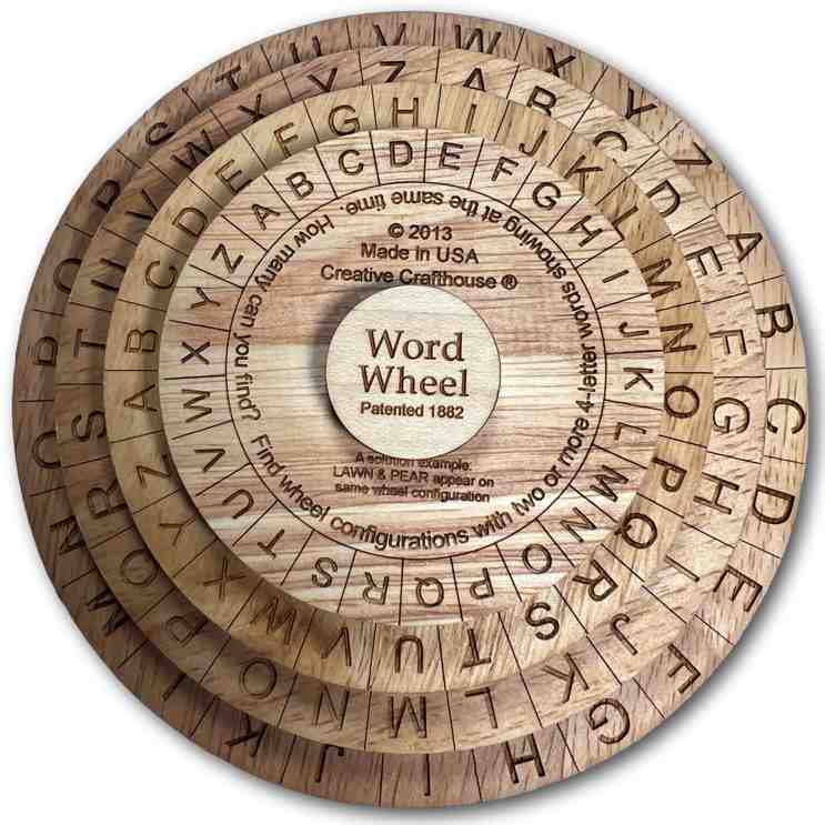 Creative Crafthouse: Word Wheel