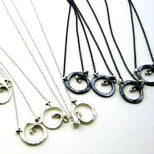 YedOmi: Extra Small Circle of Life with Caviar Necklace