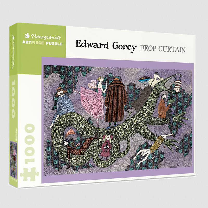Pomegranate: Edward Gorey's Drop Curtain 1000pc Puzzle