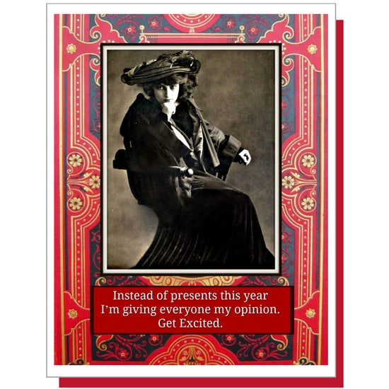 Umlaut Brooklyn: Get Excited Holiday Card