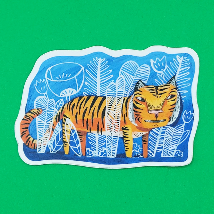 Cary Lane: Tiger sticker