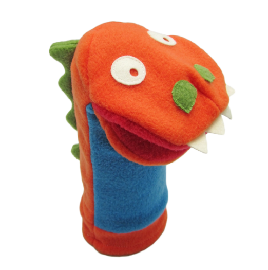 Cate & Levi: Hand Puppet, Dinosaur (fleece)