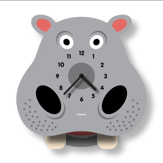 Popclox: Hippo Pendulum Clock