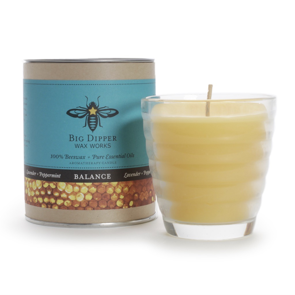 Big Dipper Waxworks: Aromatherapy Beehive Glass in Balance