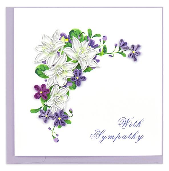 Flower Sympathty Card