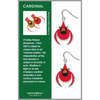 David Howell: Charley Harper's Cardinal Earrings