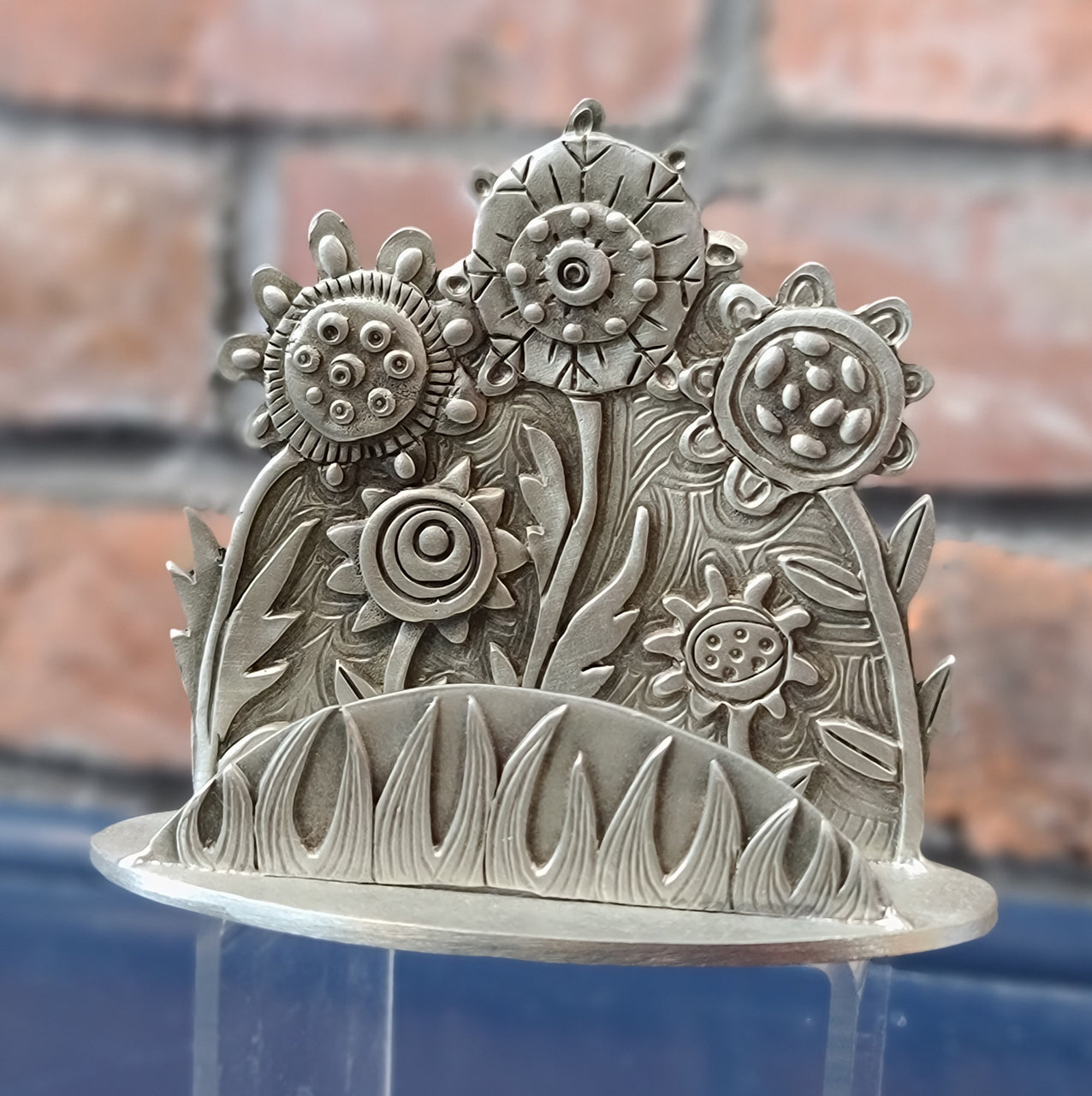 Leandra Drumm: Card Holder, Wild Flowers