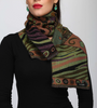 In Style: Pointed Scarf in Boiled Wool,