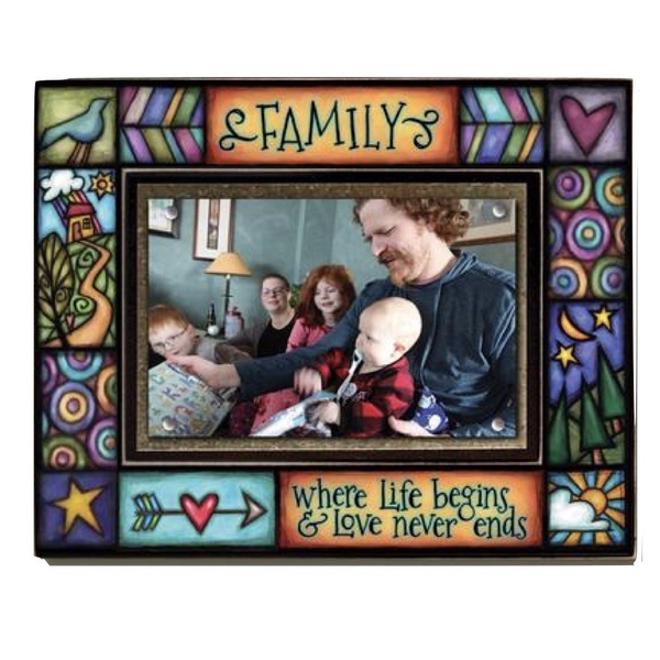 Macone Clay: Family, Where Life Begins & Love Never Ends Large Frame