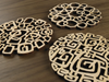 Five Ply Design Coaster Sets