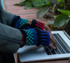 Solmate: Mismatched Fingerless Mittens