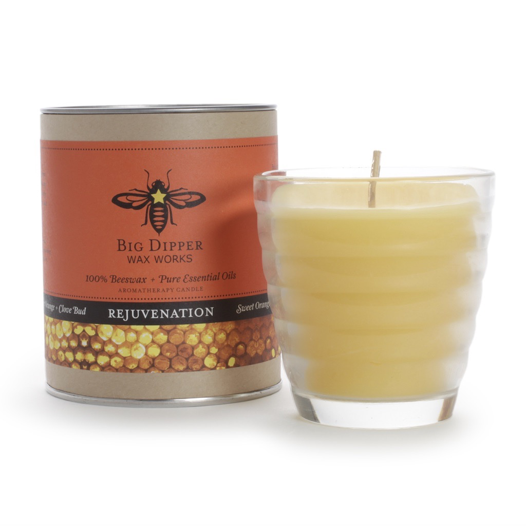 Big Dipper Waxworks: Aromatherapy Beehive Glass in Rejuvenation