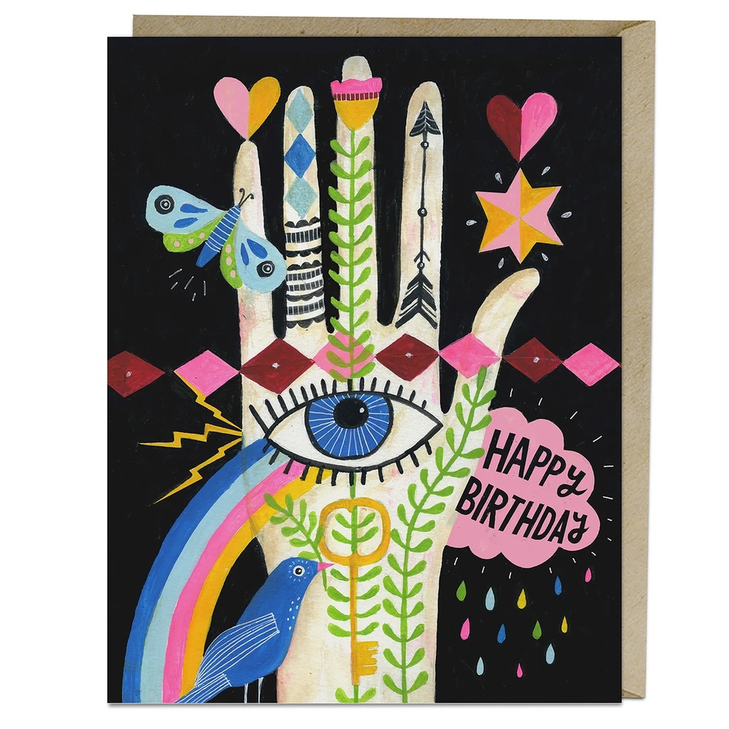 Lisa Congdon: Rainbow Hand Birthday