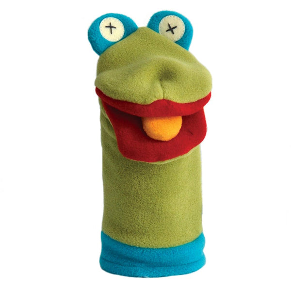 Cate & Levi: Hand Puppet, Frog (fleece)