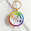 The Gray Muse: Color Wheel Keychain