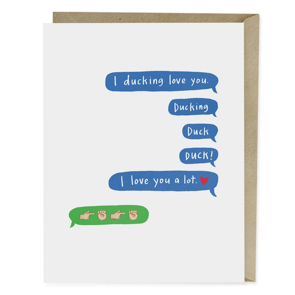 Em & Friends: Ducking Love You Card